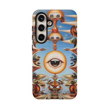 Surreal Suspect Phone Case for iPhone 8–16 Pro Max, Pixel 5–8 Pro, Galaxy S10–S24 Ultra - Designed by Thalia