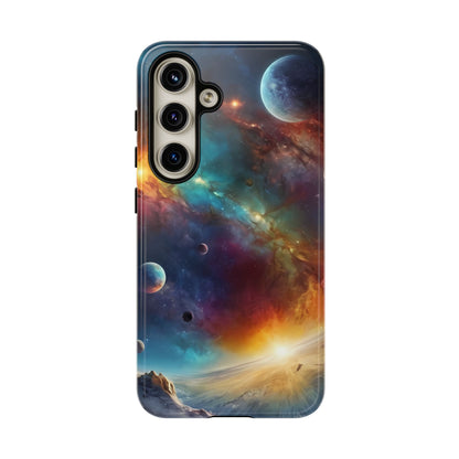 Cosmic Voyage Custom Phone Case for Samsung Galaxy S10–S24 - Designed by Thalia