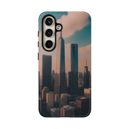 City Skylines Custom Phone Case for Samsung Galaxy S10–S10 Plus, S20–S20 Ultra, S21, S22, S23, S24 Ultra - Designed by Thalia