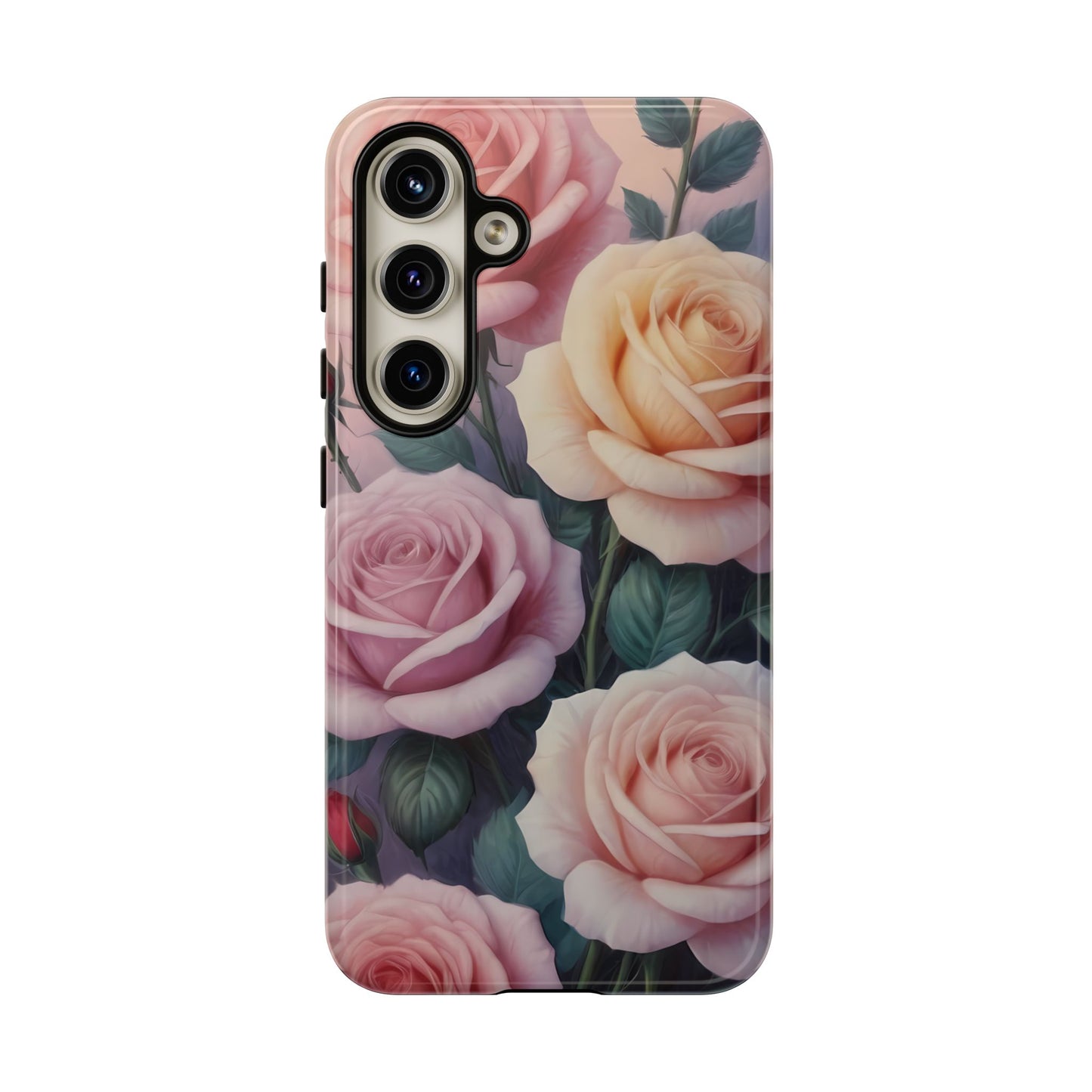 Roses Custom Phone Case for Samsung Galaxy S10–S10 Plus, S20–S20 Ultra, S21, S22, S23, S24 Ultra - Designed by Thalia