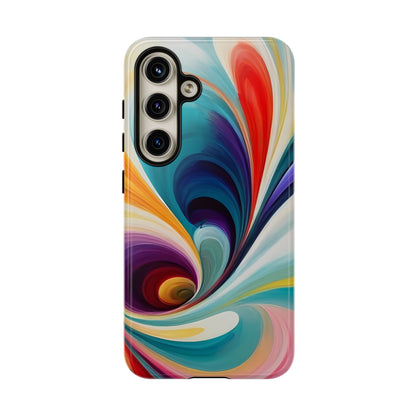 Abstract Elegance Phone Case for iPhone 8–16 Pro Max, Pixel 5–8 Pro, Galaxy S10–S24 Ultra - Designed by Thalia