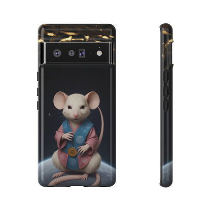 Chinese Zodiac Rat Phone Case for Google Pixel 8 Pro, Pixel 8, Pixel 7, Pixel 6 Pro, Pixel 6, Pixel 5 5G - Designed by Thalia