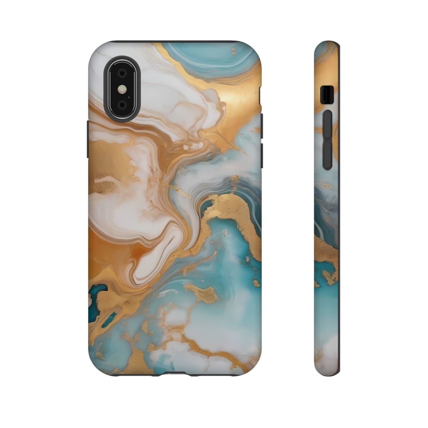 Marble Hues Phone Case for iPhone 8–16 Pro Max, Pixel 5–8 Pro, Galaxy S10–S24 Ultra - Designed by Thalia