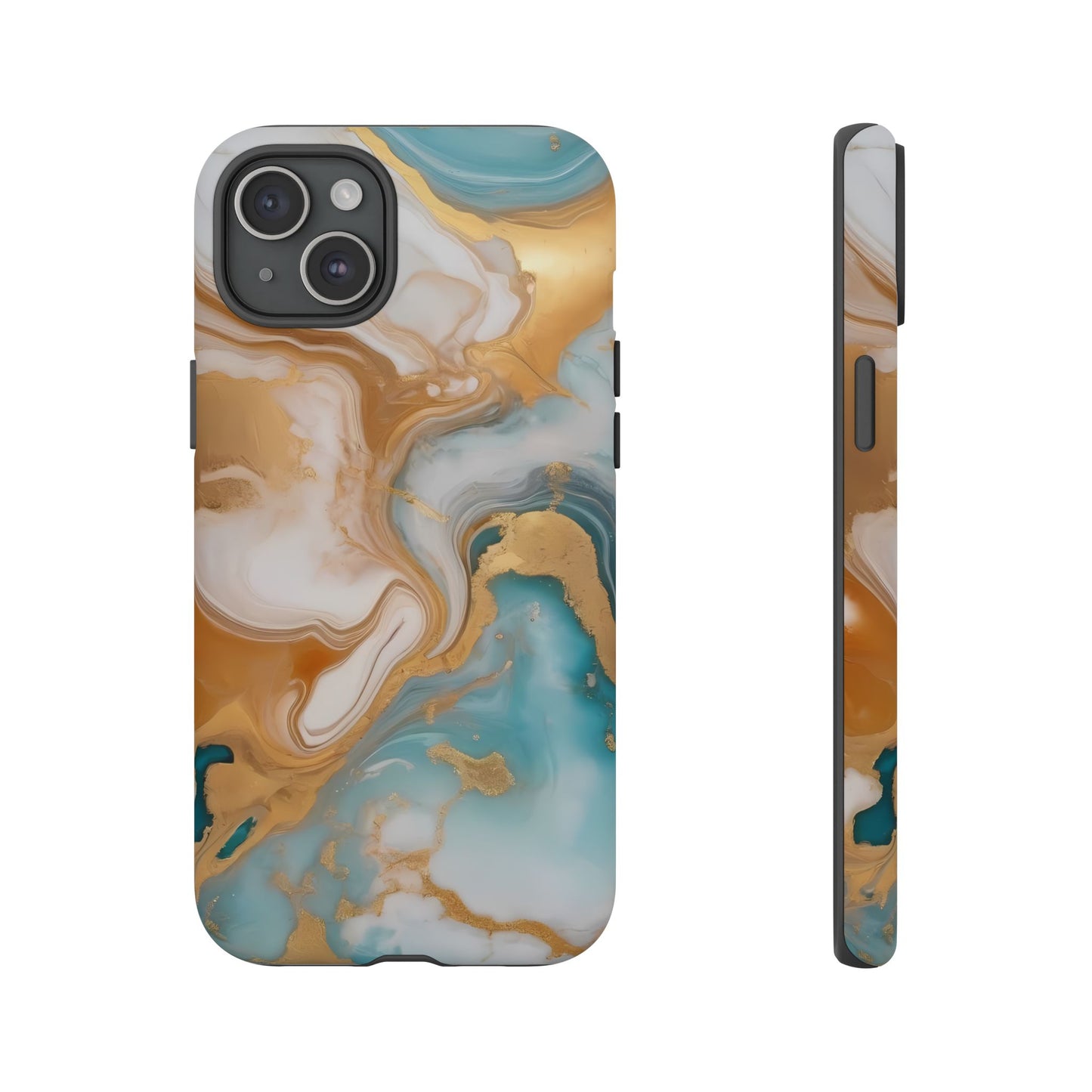 Marble Hues Phone Case for iPhone 8–16 Pro Max, Pixel 5–8 Pro, Galaxy S10–S24 Ultra - Designed by Thalia