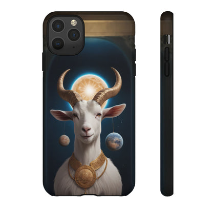 Chinese Zodiac Goat Phone Case for iPhone 8–16 Pro Max, iPhone 8 Plus–13 Mini, iPhone XS–XS Max, iPhone 11–14 Pro Max - Designed by Thalia