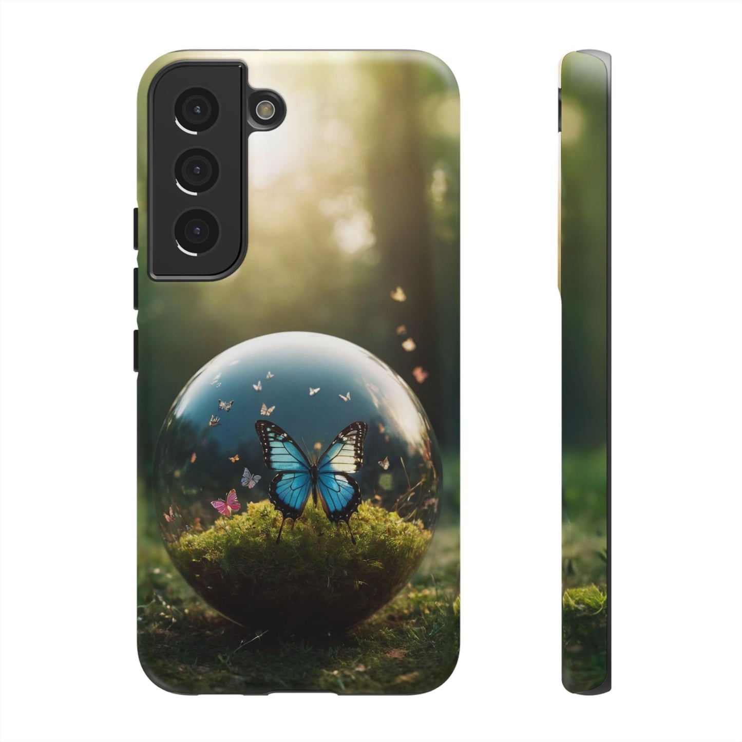 Butterfly Ball Phone Case for iPhone 8–16 Pro Max, Pixel 5–8 Pro, Galaxy S10–S24 Ultra - Designed by Thalia