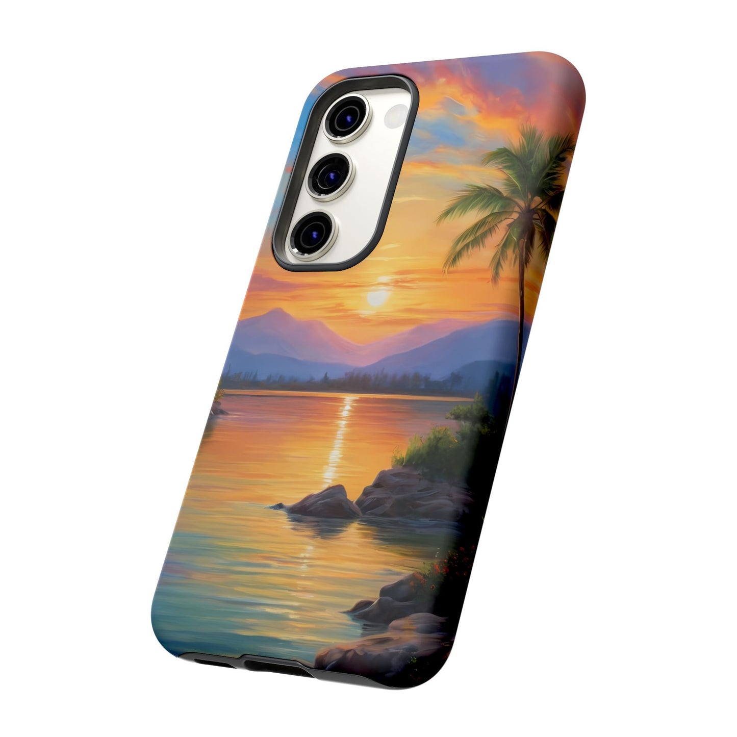 Sunset Serenade Phone Case for iPhone 8–16 Pro Max, Pixel 5–8 Pro, Galaxy S10–S24 Ultra - Designed by Thalia