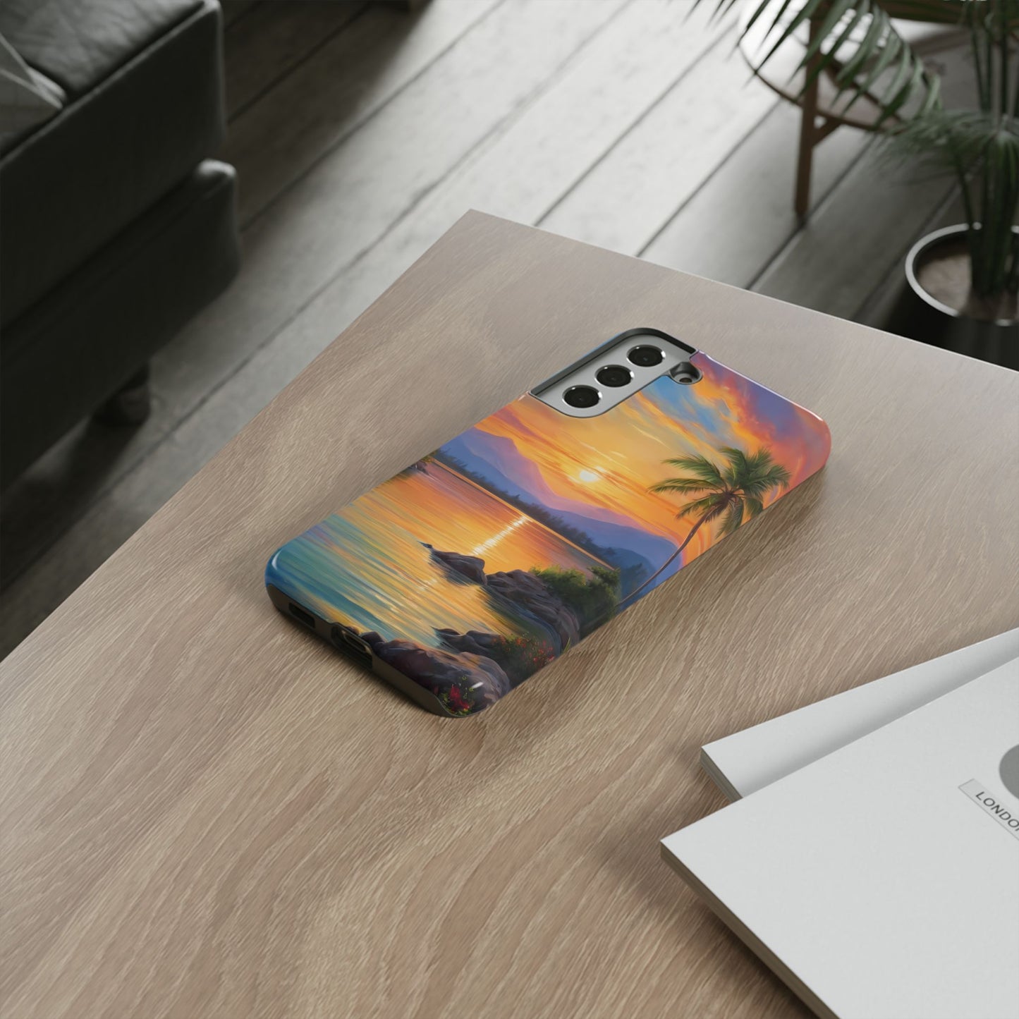 Sunset Serenade Custom Phone Case for Samsung Galaxy S10–S10 Plus, S20–S20 Ultra, S21, S22, S23, S24 Ultra - Designed by Thalia