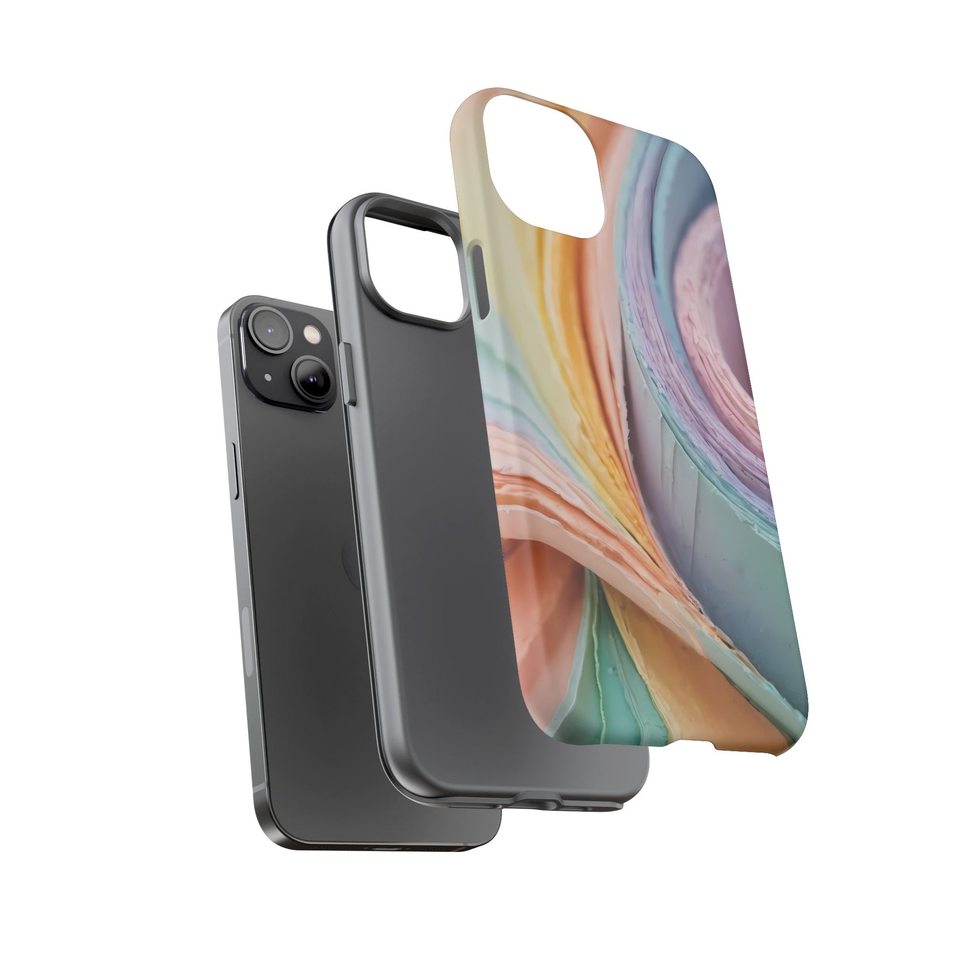 Pastel Perfection Stylish Unique UV Protected Phone Case for iPhone 8–16 Pro Max, iPhone 8 Plus–13 Mini, iPhone XS–XS Max, iPhone 11–14 Pro Max - Designed by Thalia