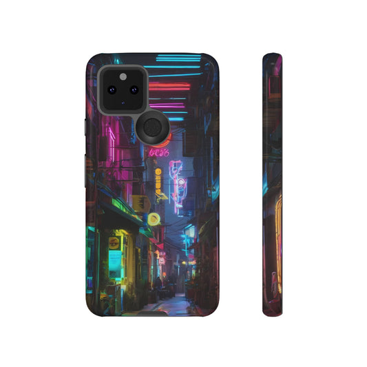 Electric Neon Phone Case for Google Pixel 8 Pro, Pixel 8, Pixel 7, Pixel 6 Pro, Pixel 6, Pixel 5 5G - Designed by Thalia