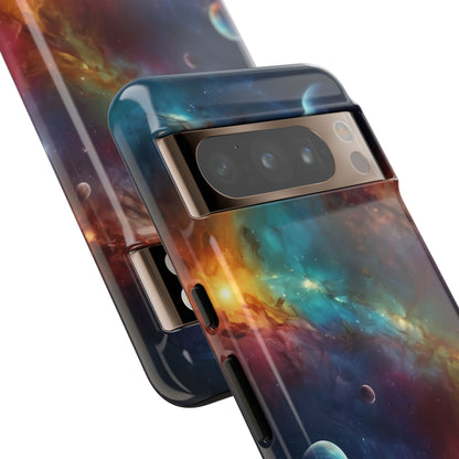 Cosmic Voyage Phone Case for iPhone 8–16 Pro Max, Pixel 5–8 Pro, Galaxy S10–S24 Ultra - Designed by Thalia