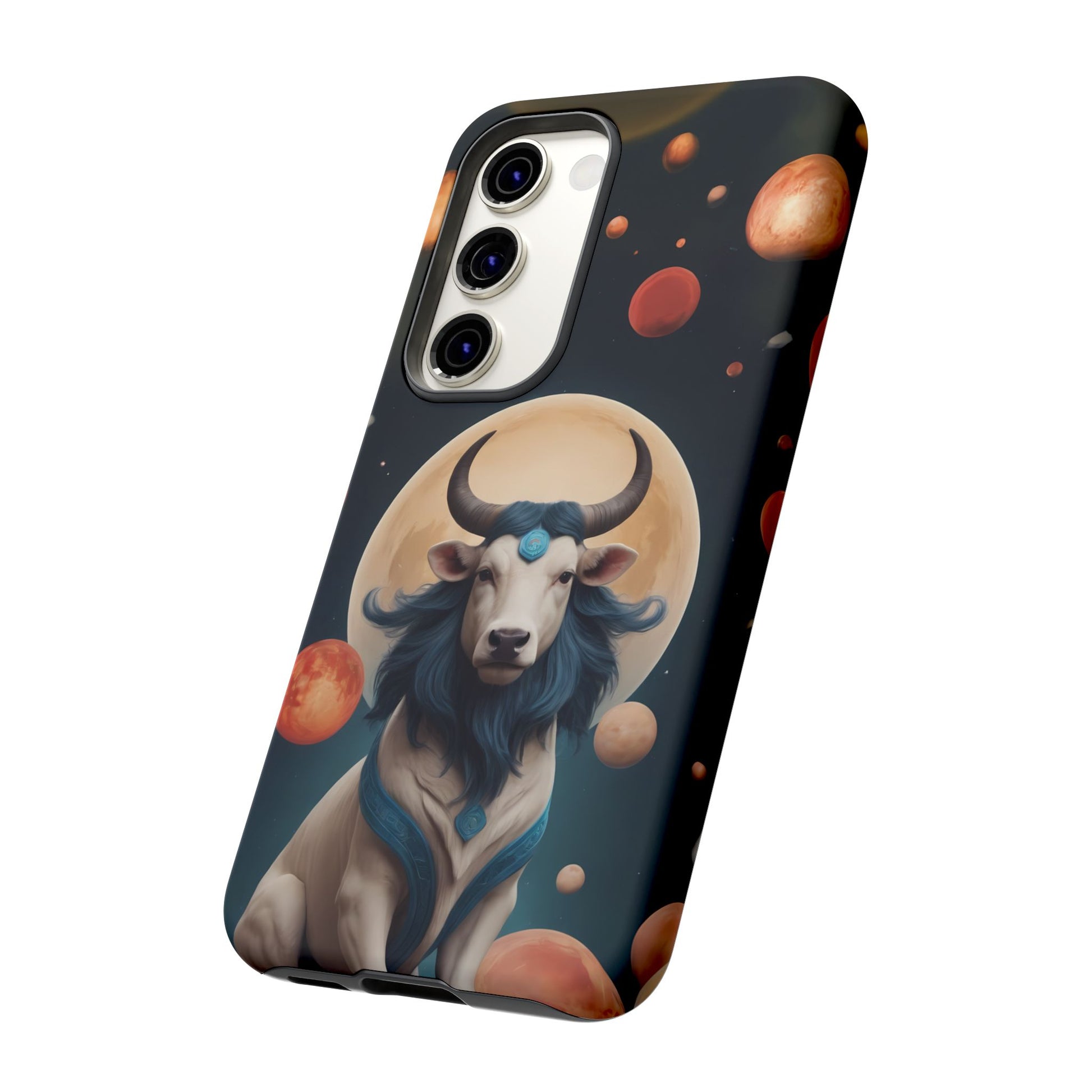 Chinese Zodiac Ox Custom Phone Case for Samsung Galaxy S10–S24 - Designed by Thalia