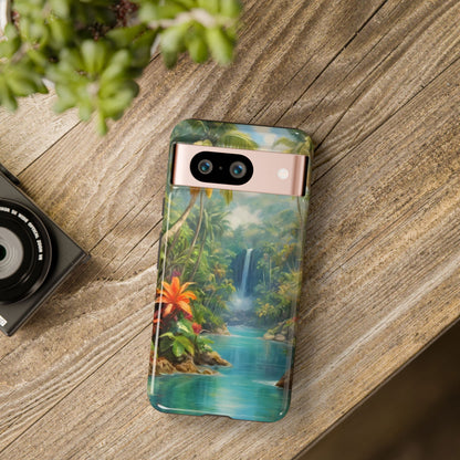 Tropical Paradise Phone Case for Google Pixel 8–Pixel 8 Pro, Pixel 7, Pixel 6 Pro, Pixel 6, Pixel 5 5G - Designed by Thalia