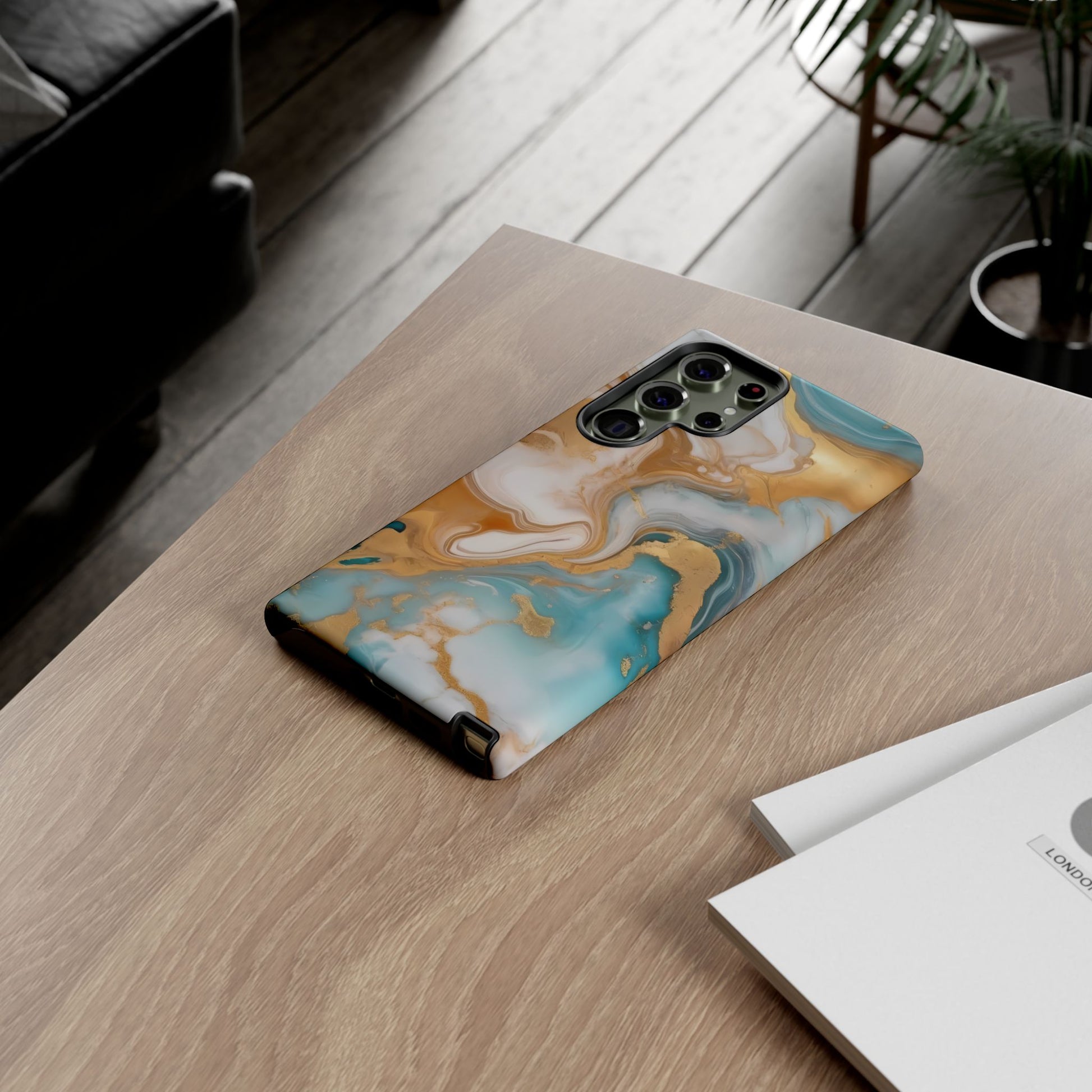 Marble Hues Phone Case for iPhone 8–16 Pro Max, Pixel 5–8 Pro, Galaxy S10–S24 Ultra - Designed by Thalia