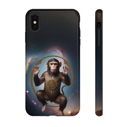 Chinese Zodiac Monkey Custom Phone Case for iPhone 8–16 Pro Max, Pixel 5–8 Pro, Galaxy S10–S24 Ultra - Designed by Thalia