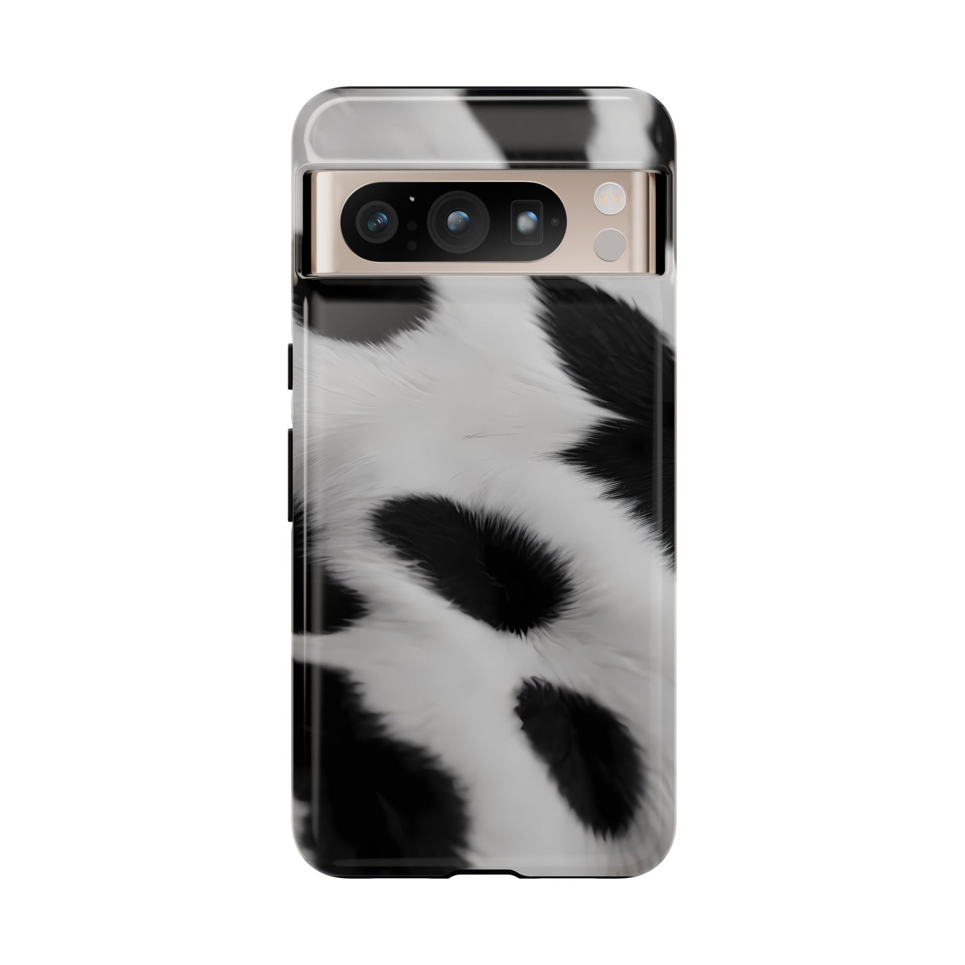 Chic Bovine Elegance Phone Case for iPhone 8–16 Pro Max, Pixel 5–8 Pro, Galaxy S10–S24 Ultra - Designed by Thalia