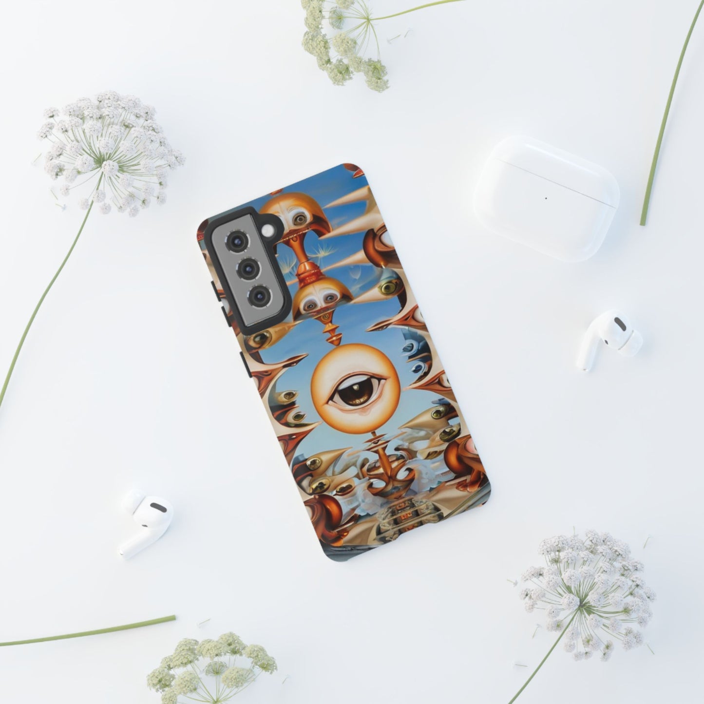 Surreal Suspect Custom Phone Case for Samsung Galaxy S10–S10 Plus, S20–S20 Ultra, S21, S22, S23, S24 Ultra - Designed by Thalia