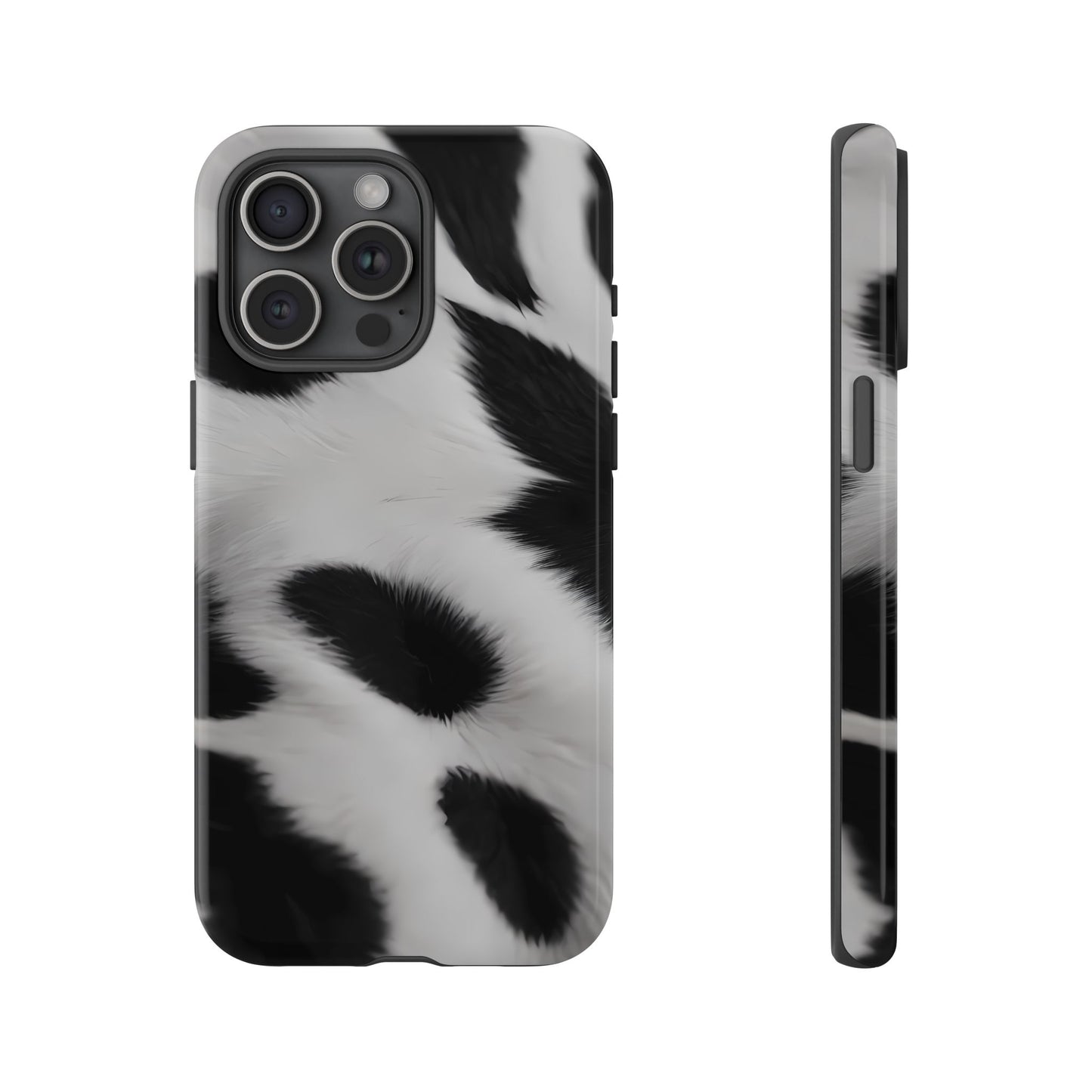 Chic Bovine Elegance Phone Case for iPhone 8–16 Pro Max, Pixel 5–8 Pro, Galaxy S10–S24 Ultra - Designed by Thalia