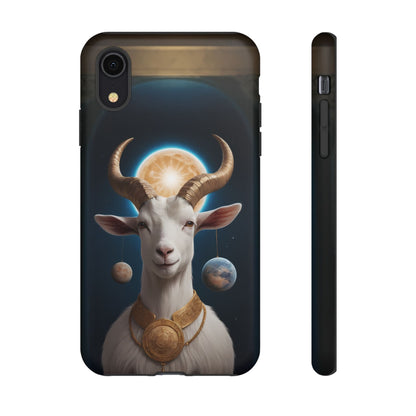 Chinese Zodiac Goat Phone Case for iPhone 8–16 Pro Max, iPhone 8 Plus–13 Mini, iPhone XS–XS Max, iPhone 11–14 Pro Max - Designed by Thalia