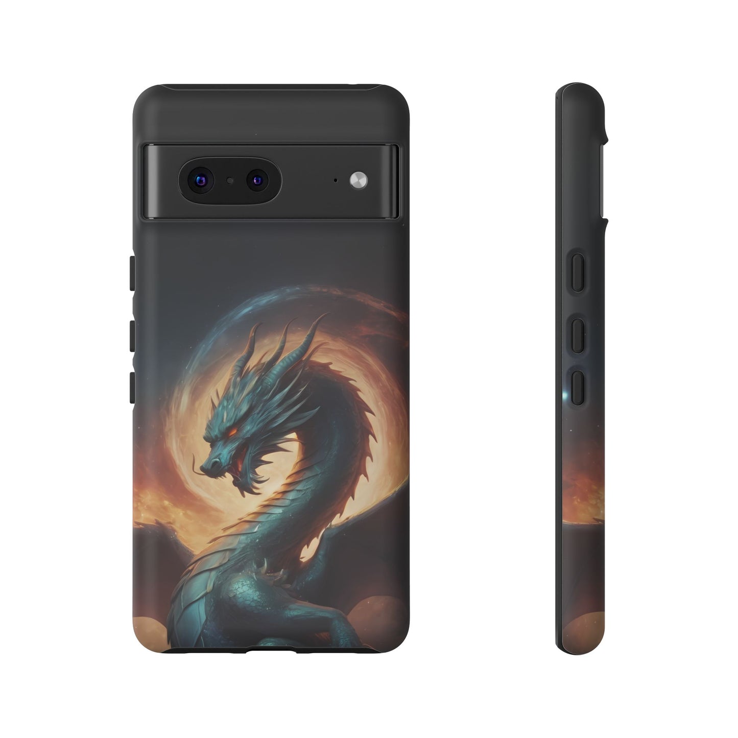 Chinese Zodiac Dragon Phone Case for iPhone 8–16 Pro Max, Pixel 5–8 Pro, Galaxy S10–S24 Ultra - Designed by Thalia