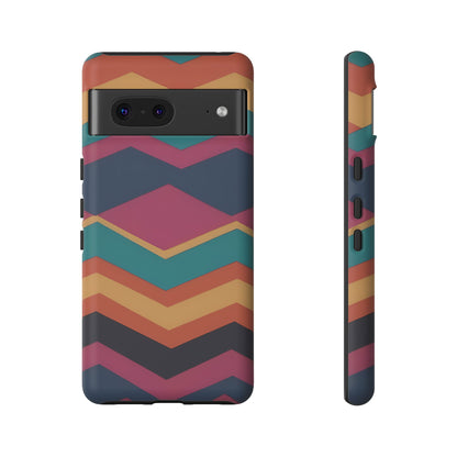 80s Retro Custom Phone Case for Google Pixel 8 Pro, Pixel 8, Pixel 7, Pixel 6 Pro, Pixel 6, Pixel 5 5G - Designed by Thalia