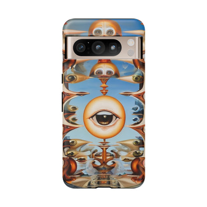 Surreal Suspect Phone Case for iPhone 8–16 Pro Max, Pixel 5–8 Pro, Galaxy S10–S24 Ultra - Designed by Thalia