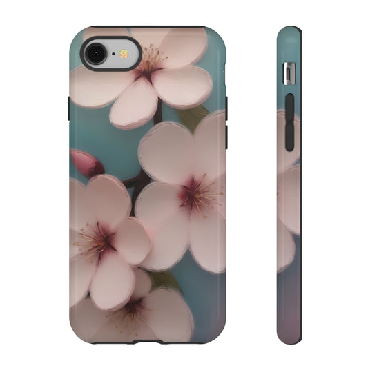 Cherry Blossom Phone Case for iPhone 8–16 Pro Max, Pixel 5–8 Pro, Galaxy S10–S24 Ultra - Designed by Thalia