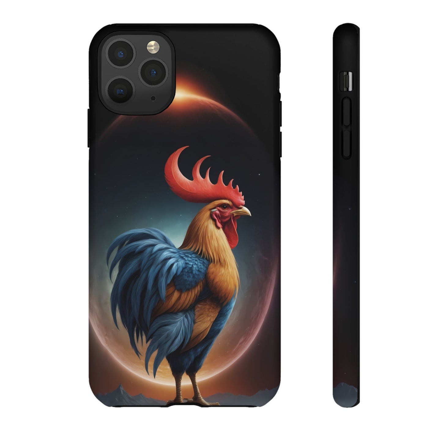 Chinese Zodiac Rooster Custom Phone Case for iPhone 8–16 Pro Max, Pixel 5–8 Pro, Galaxy S10–S24 Ultra - Designed by Thalia