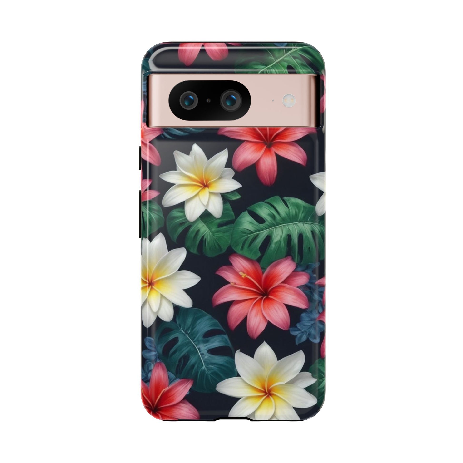 Hawaiian Flowers Phone Case for Google Pixel 8 Pro, Pixel 8, Pixel 7, Pixel 6 Pro, Pixel 6, Pixel 5 5G - Designed by Thalia