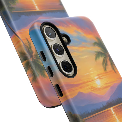 Sunset Serenade Custom Phone Case for Samsung Galaxy S10–S10 Plus, S20–S20 Ultra, S21, S22, S23, S24 Ultra - Designed by Thalia