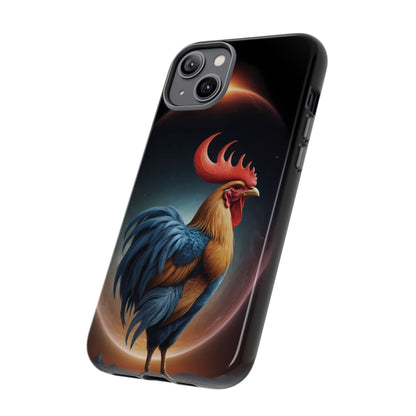 Chinese Zodiac Rooster Custom Phone Case for iPhone 8–16 Pro Max, Pixel 5–8 Pro, Galaxy S10–S24 Ultra - Designed by Thalia