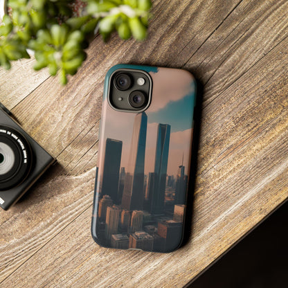 City Skylines Phone Case for iPhone 8–16 Pro Max, iPhone 8 Plus–13 Mini, iPhone XS–XS Max, iPhone 11–14 Pro Max - Designed by Thalia