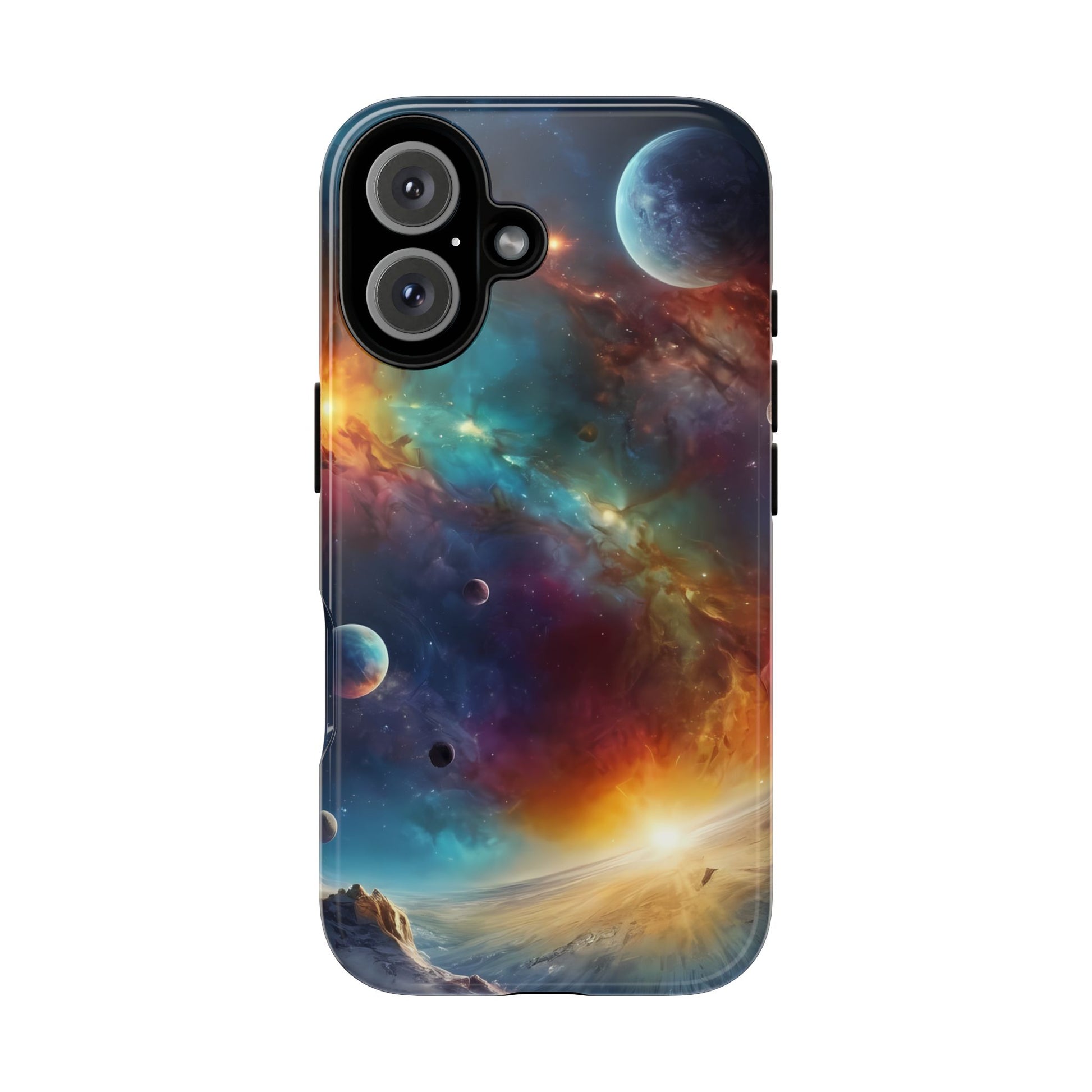 Cosmic Voyage Phone Case for iPhone 8–16 Pro Max, Pixel 5–8 Pro, Galaxy S10–S24 Ultra - Designed by Thalia