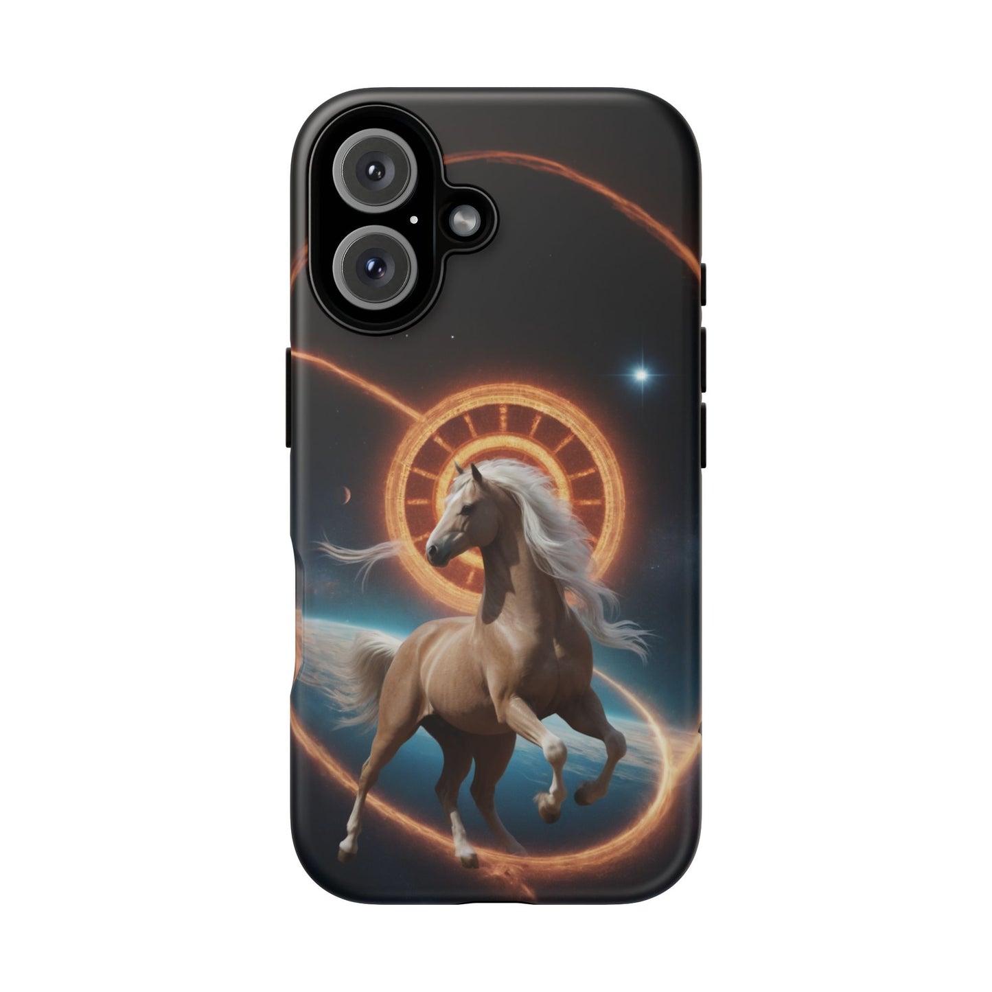 Chinese Zodiac Horse Custom Phone Case for iPhone 8–16 Pro Max, Pixel 5–8 Pro, Galaxy S10–S24 Ultra - Designed by Thalia