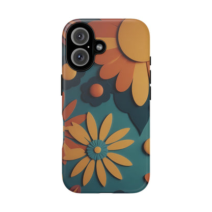 70s Retro Phone Case for iPhone 8–16 Pro Max, iPhone 8 Plus–13 Mini, iPhone XS–XS Max, iPhone 11–14 Pro Max - Designed by Thalia