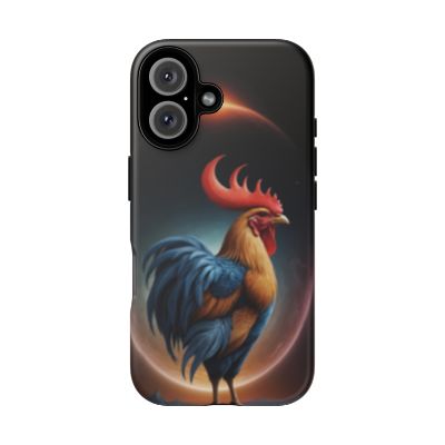 Chinese Zodiac Rooster Custom Phone Case for iPhone 8–16 Pro Max, Pixel 5–8 Pro, Galaxy S10–S24 Ultra - Designed by Thalia