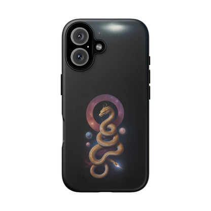 Chinese Zodiac Snake Phone Case for iPhone 8–16 Pro Max, iPhone 8 Plus–13 Mini, iPhone XS–XS Max, iPhone 11–14 Pro Max - Designed by Thalia