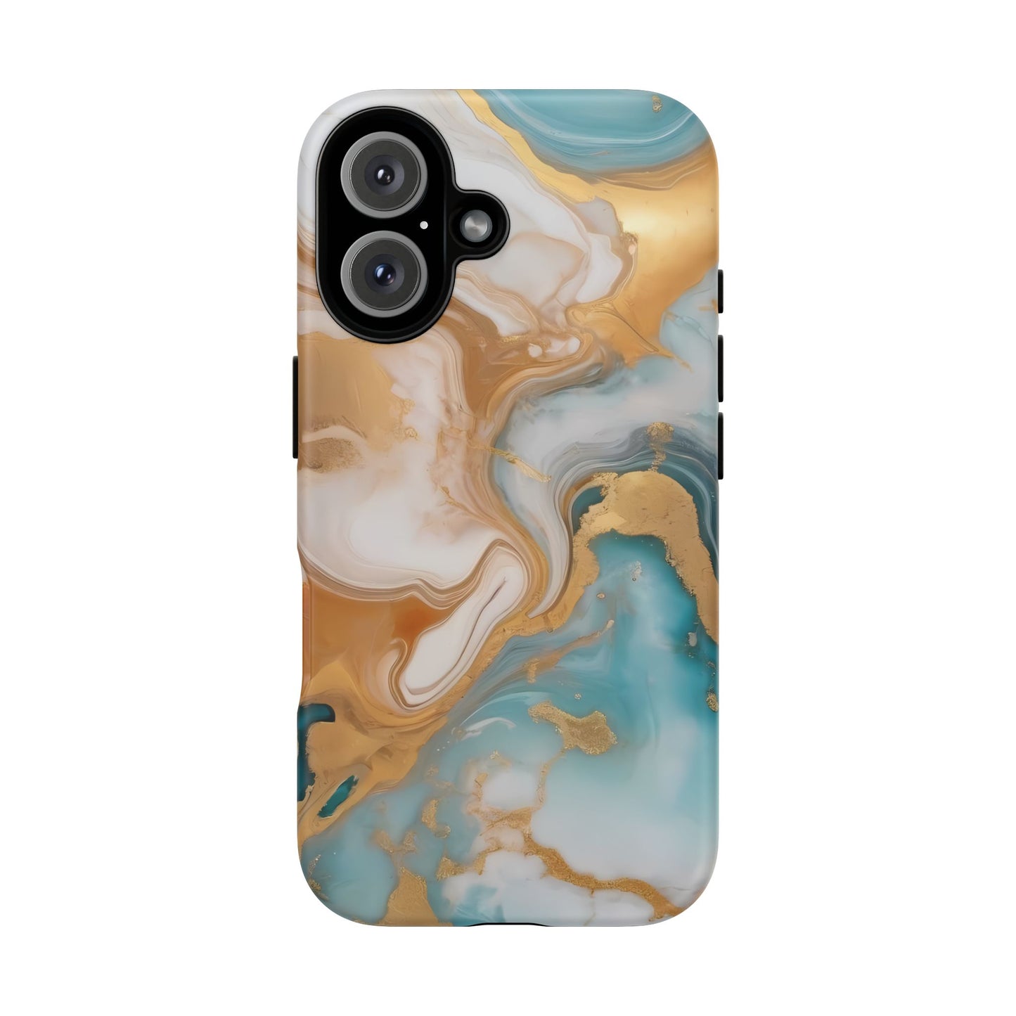 Marble Hues Phone Case for iPhone 8–16 Pro Max, iPhone 8 Plus–13 Mini, iPhone XS–XS Max, iPhone 11–14 Pro Max - Designed by Thalia