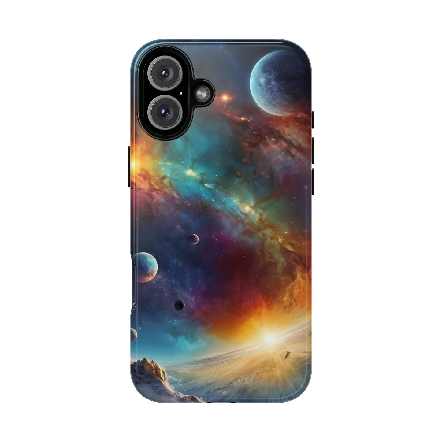 Cosmic Voyage Phone Case for iPhone 8–16 Pro Max, Pixel 5–8 Pro, Galaxy S10–S24 Ultra - Designed by Thalia