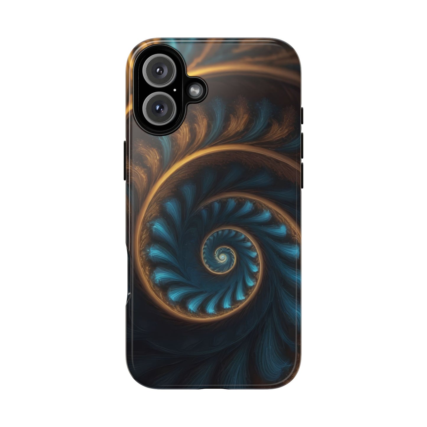 3D Fractal Custom Phone Case for iPhone 8–16 Pro Max, iPhone 8 Plus–13 Mini, XS, XR, X, 11–14 Pro Max - Designed by Thalia