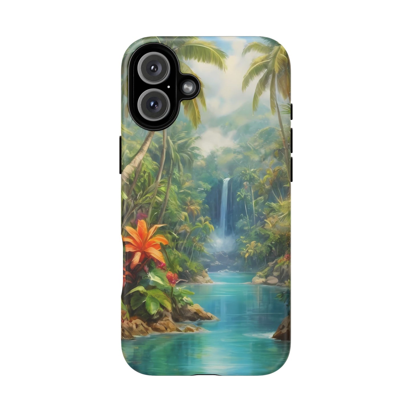 Tropical Paradise Phone Case for iPhone 8–16 Pro Max, Pixel 5–8 Pro, Galaxy S10–S24 Ultra - Designed by Thalia