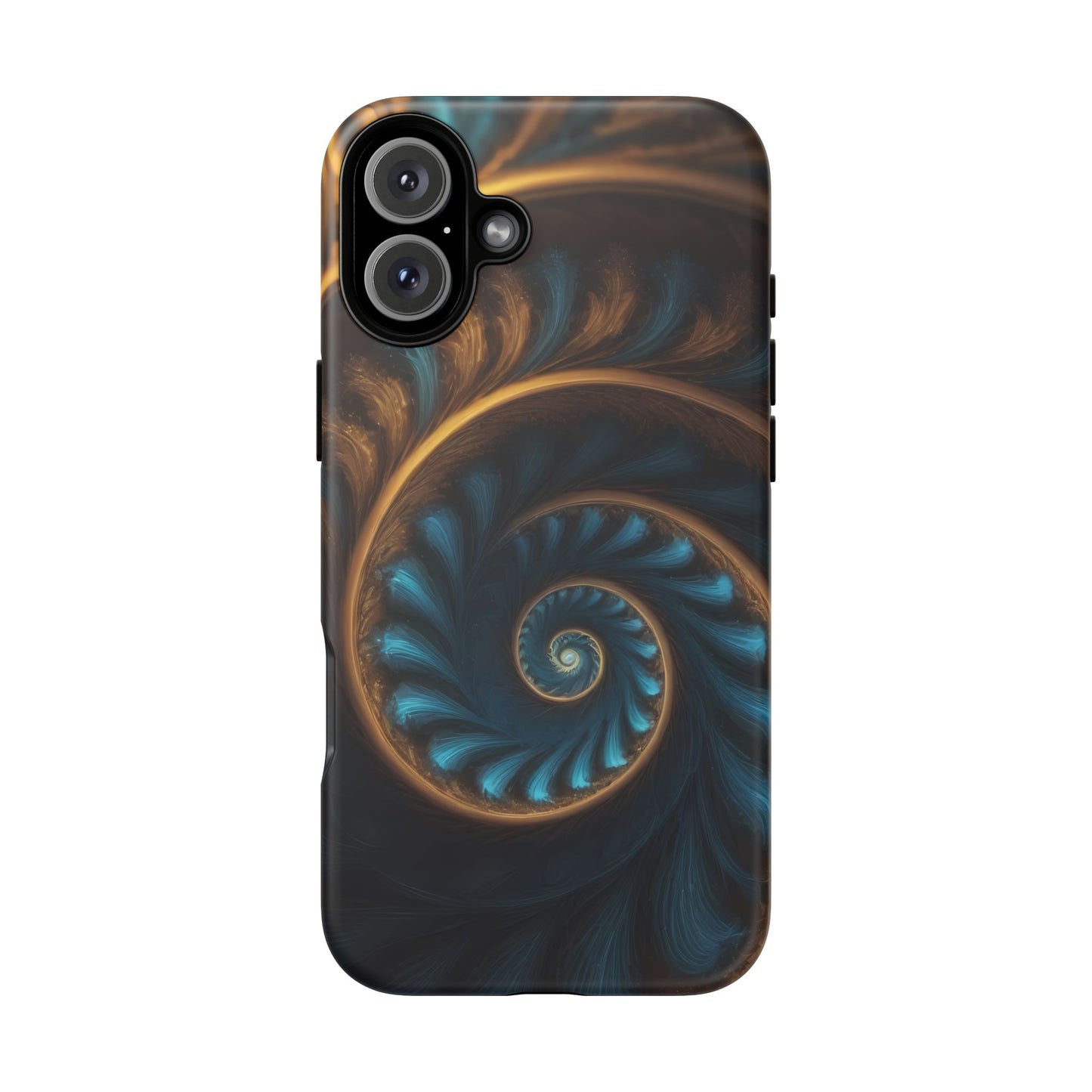 3D Fractal Phone Case for iPhone 8–16 Pro Max, Pixel 5–8 Pro, Galaxy S10–S24 Ultra - Designed by Thalia