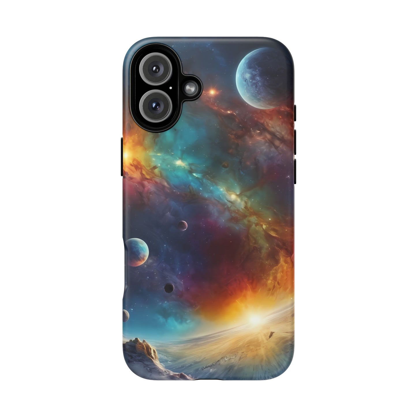 Cosmic Voyage Phone Case for iPhone 8–16 Pro Max, Pixel 5–8 Pro, Galaxy S10–S24 Ultra - Designed by Thalia