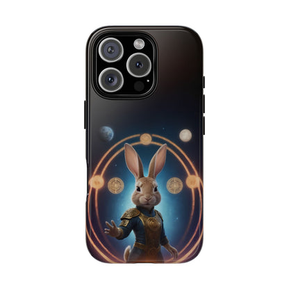 Chinese Zodiac Rabbit Phone Case for iPhone 8–16 Pro Max, iPhone 8 Plus–13 Mini, iPhone XS–XS Max, iPhone 11–14 Pro Max - Designed by Thalia