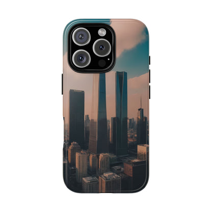 City Skylines Phone Case for iPhone 8–16 Pro Max, iPhone 8 Plus–13 Mini, iPhone XS–XS Max, iPhone 11–14 Pro Max - Designed by Thalia