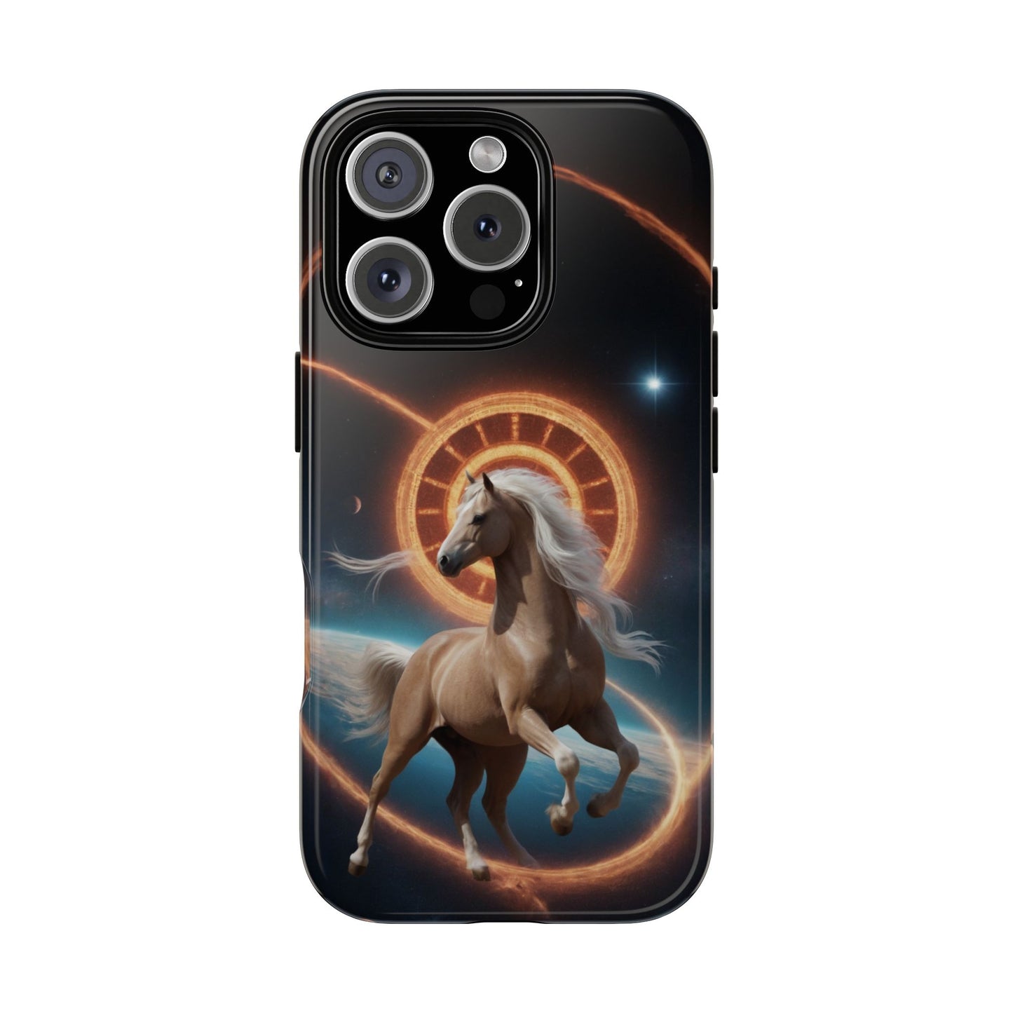 Chinese Zodiac Horse Custom Phone Case for iPhone 8–16 Pro Max, Pixel 5–8 Pro, Galaxy S10–S24 Ultra - Designed by Thalia