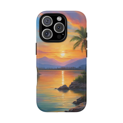 Sunset Serenade Custom Phone Case for Samsung Galaxy S10–S10 Plus, S20–S20 Ultra, S21, S22, S23, S24 Ultra - Designed by Thalia