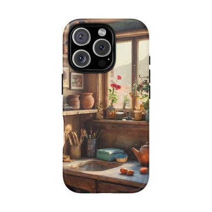 Vintage Vignettes Phone Case for iPhone 8–16 Pro Max, iPhone 8 Plus–13 Mini, iPhone XS–XS Max, iPhone 11–14 Pro Max - Designed by Thalia