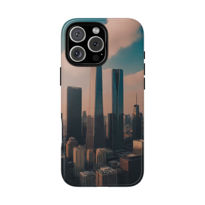 City Skylines Phone Case for iPhone 8–16 Pro Max, iPhone 8 Plus–13 Mini, iPhone XS–XS Max, iPhone 11–14 Pro Max - Designed by Thalia