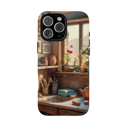 Vintage Vignettes Phone Case for iPhone 8–16 Pro Max, iPhone 8 Plus–13 Mini, iPhone XS–XS Max, iPhone 11–14 Pro Max - Designed by Thalia